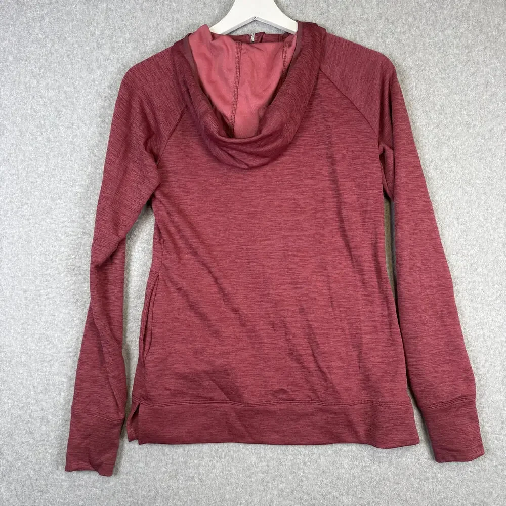 Simms Men's Size XS Insect Shield Red 1/4 Zip Pullover Fishing Shirt Long Sleeve